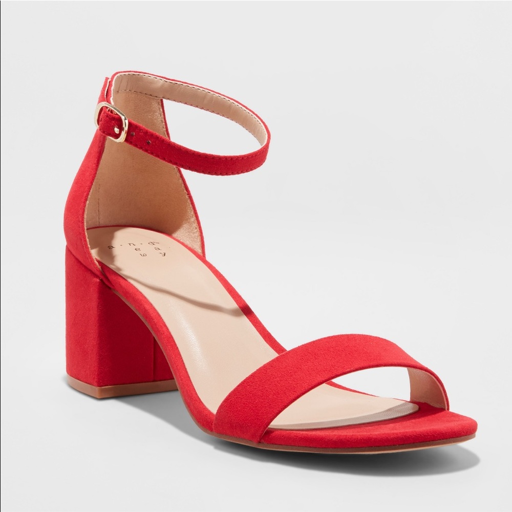 Michaela Mid Block Heel Pump Sandals